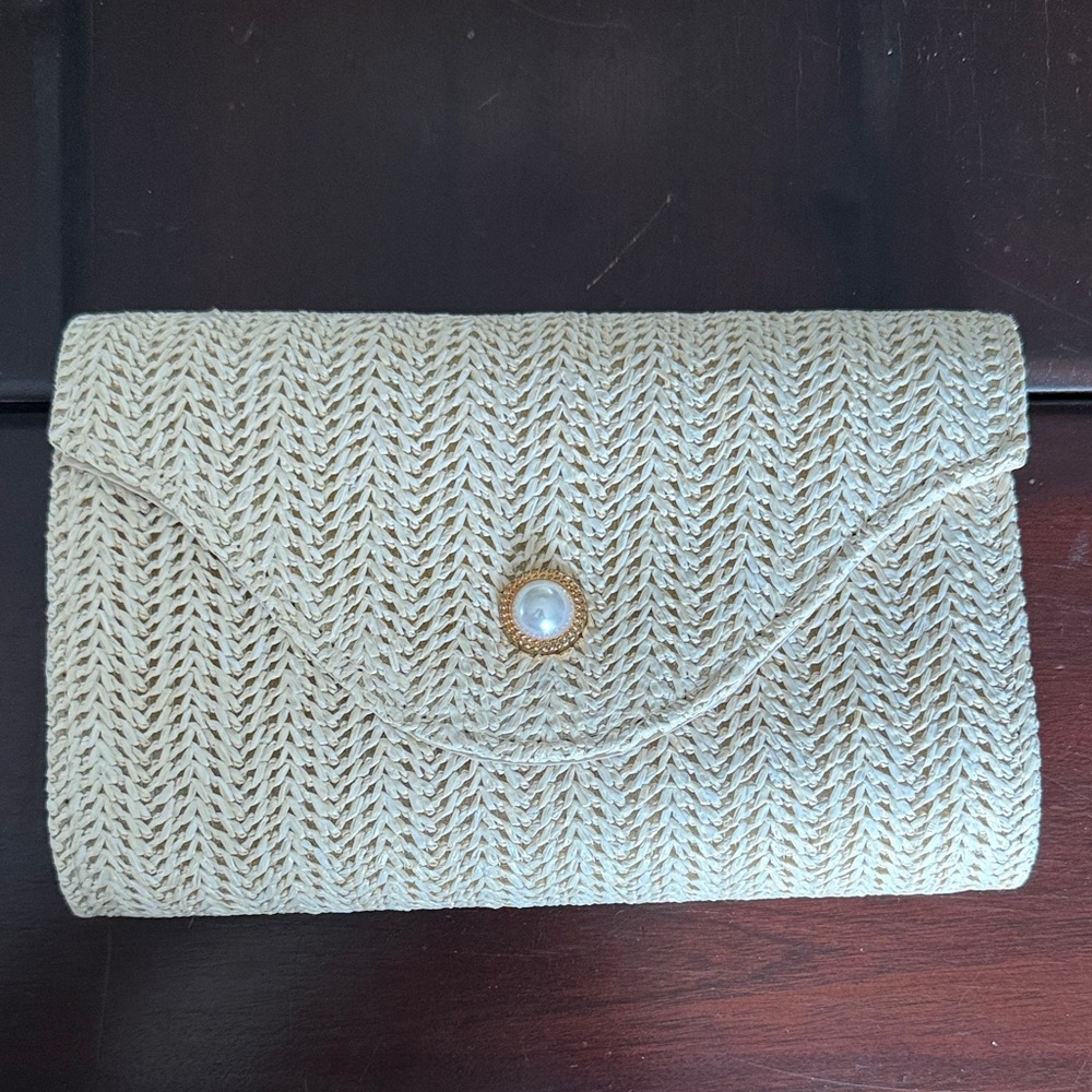Elegant Cream Clutch